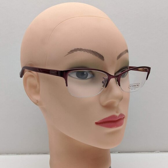 🕶️Coach HC5046 Leigh 9134 Eyeglasses 52/18 135 /KAG222🕶️ - Picture 5 of 6